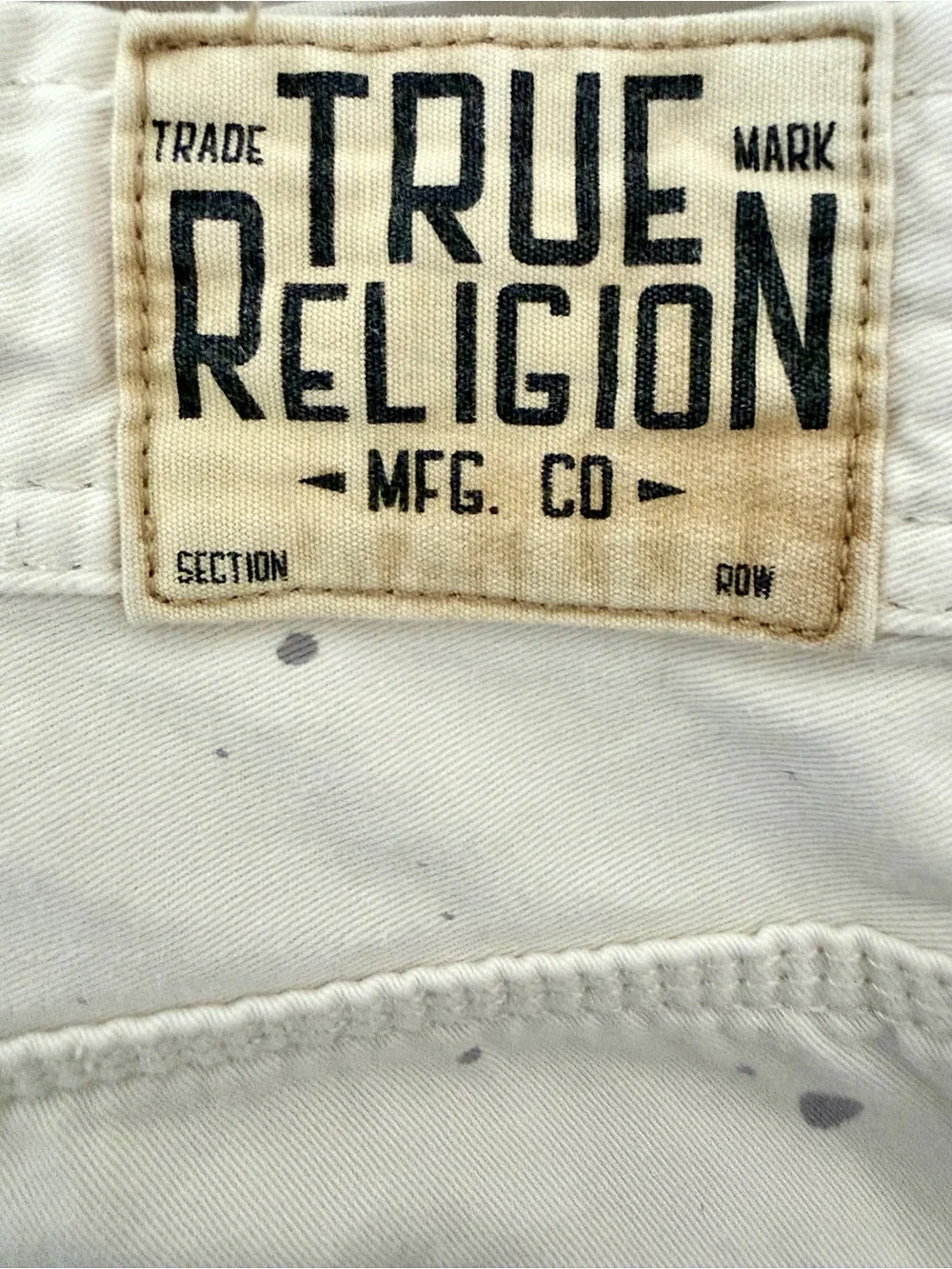 True Religion Skulls & Roses Tie-Dye Distressed Shorts. Streetwear Urban Grunge